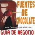 Decoracion de Fuentes de Chocolate para Negocio