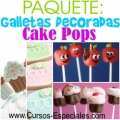 Paquete: Galletas Decoradas y Cake Pops (Paletas de Pastel)