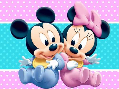 Kit Imprimible Mickey y Minnie Bebe - Decoraciones, Cajitas e ...