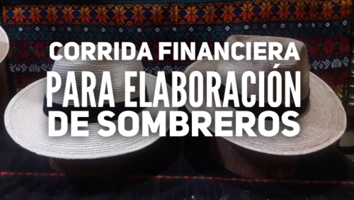 Corrida Financiera para Elaboración de Sombreros