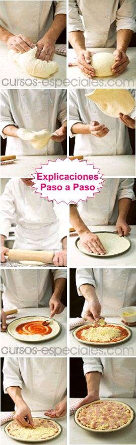 Procedimientos paso a paso - pizza