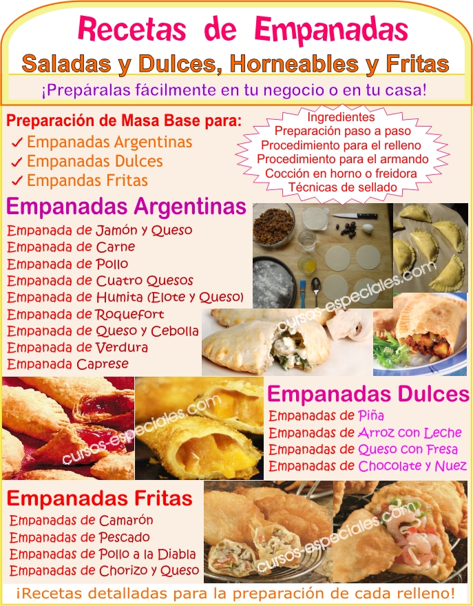 Recetas de Empanadas - Como Hacer Empanadas - GUIAS DE NEGOCIO