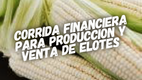 Corrida Financiera para Producción y Venta de Elotes